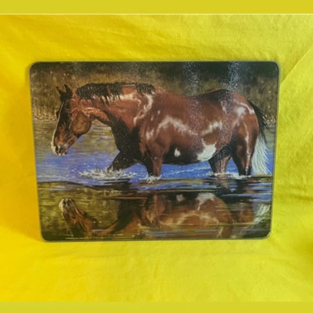 Horse Scene Cutting Board 16
